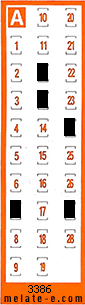 Volante ganador del sorteo 3386 de Chispazo