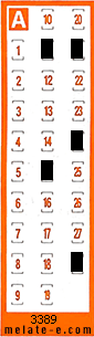Volante ganador del sorteo 3389 de Chispazo