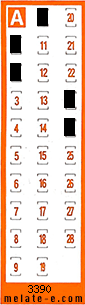 Volante ganador del sorteo 3390 de Chispazo
