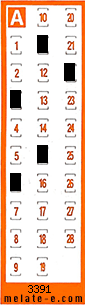Volante ganador del sorteo 3391 de Chispazo