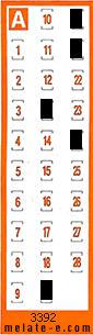 Volante ganador del sorteo 3392 de Chispazo