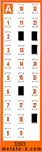 Volante ganador del sorteo 3393 de Chispazo