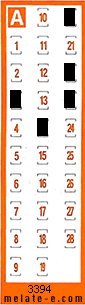 Volante ganador del sorteo 3394 de Chispazo