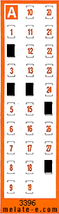 Volante ganador del sorteo 3396 de Chispazo