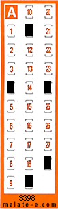 Volante ganador del sorteo 3398 de Chispazo