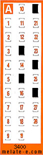 Volante ganador del sorteo 3400 de Chispazo