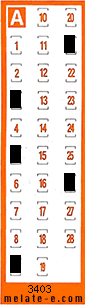 Volante ganador del sorteo 3403 de Chispazo