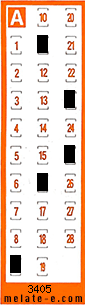 Volante ganador del sorteo 3405 de Chispazo