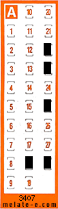 Volante ganador del sorteo 3407 de Chispazo