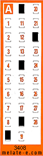 Volante ganador del sorteo 3408 de Chispazo