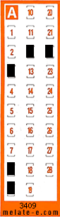 Volante ganador del sorteo 3409 de Chispazo