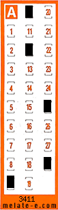Volante ganador del sorteo 3411 de Chispazo