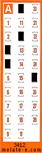Volante ganador del sorteo 3412 de Chispazo