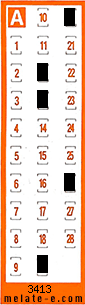 Volante ganador del sorteo 3413 de Chispazo