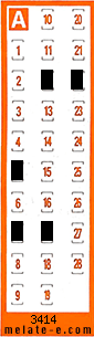 Volante ganador del sorteo 3414 de Chispazo