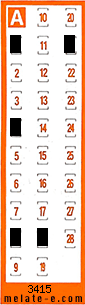Volante ganador del sorteo 3415 de Chispazo