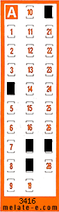 Volante ganador del sorteo 3416 de Chispazo