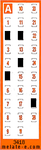 Volante ganador del sorteo 3418 de Chispazo