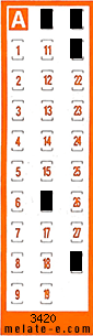 Volante ganador del sorteo 3420 de Chispazo