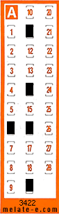 Volante ganador del sorteo 3422 de Chispazo