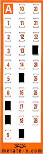 Volante ganador del sorteo 3424 de Chispazo