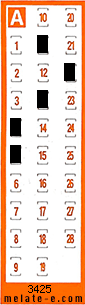 Volante ganador del sorteo 3425 de Chispazo