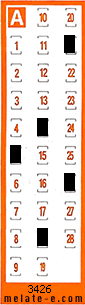 Volante ganador del sorteo 3426 de Chispazo