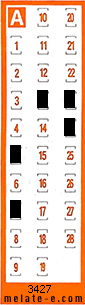 Volante ganador del sorteo 3427 de Chispazo