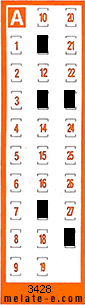 Volante ganador del sorteo 3428 de Chispazo