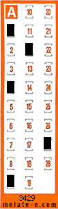 Volante ganador del sorteo 3429 de Chispazo