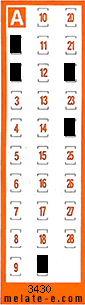 Volante ganador del sorteo 3430 de Chispazo