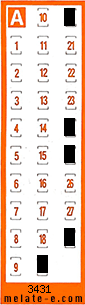 Volante ganador del sorteo 3431 de Chispazo