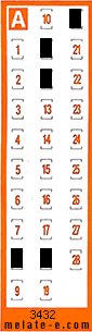 Volante ganador del sorteo 3432 de Chispazo