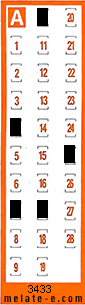 Volante ganador del sorteo 3433 de Chispazo