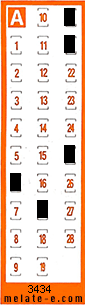 Volante ganador del sorteo 3434 de Chispazo