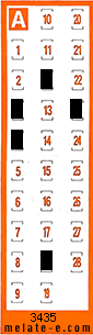 Volante ganador del sorteo 3435 de Chispazo