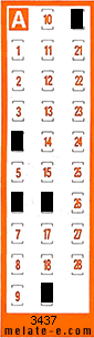 Volante ganador del sorteo 3437 de Chispazo