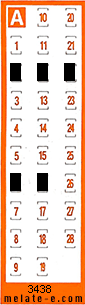 Volante ganador del sorteo 3438 de Chispazo