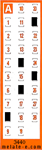 Volante ganador del sorteo 3440 de Chispazo