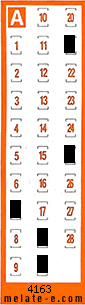 Volante ganador del sorteo 4163 de Chispazo