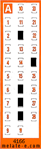 Volante ganador del sorteo 4166 de Chispazo
