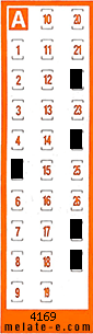 Volante ganador del sorteo 4169 de Chispazo