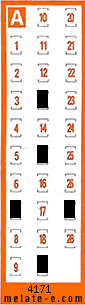 Volante ganador del sorteo 4171 de Chispazo
