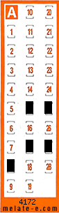 Volante ganador del sorteo 4172 de Chispazo