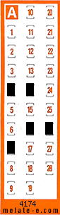 Volante ganador del sorteo 4174 de Chispazo