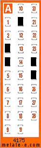 Volante ganador del sorteo 4175 de Chispazo