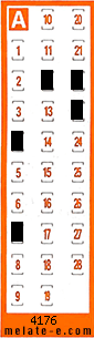 Volante ganador del sorteo 4176 de Chispazo
