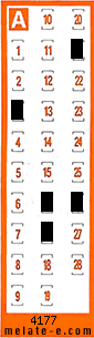 Volante ganador del sorteo 4177 de Chispazo