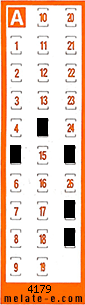 Volante ganador del sorteo 4179 de Chispazo