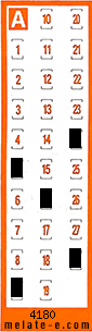 Volante ganador del sorteo 4180 de Chispazo